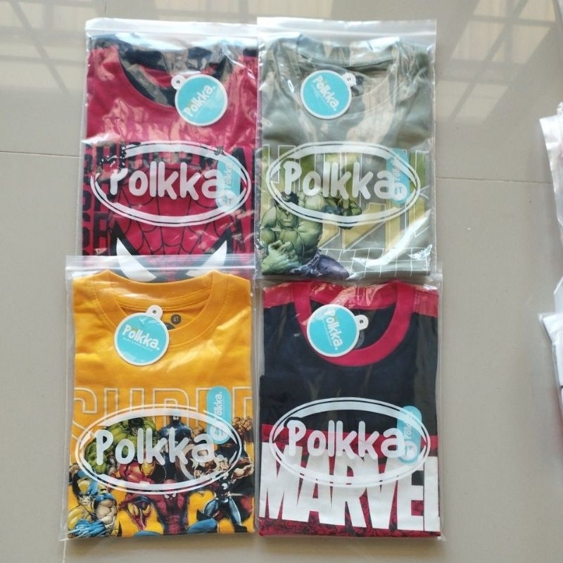 Kaos Anak Laki laki lengan pendek 2-10