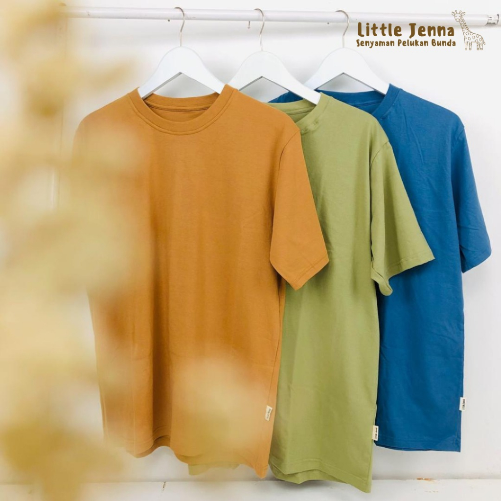 LITTLE JENNA - KAOS WANITA LAKI-LAKI PEREMPUAN DEWASA UNISEX EARTHTONE SERIES