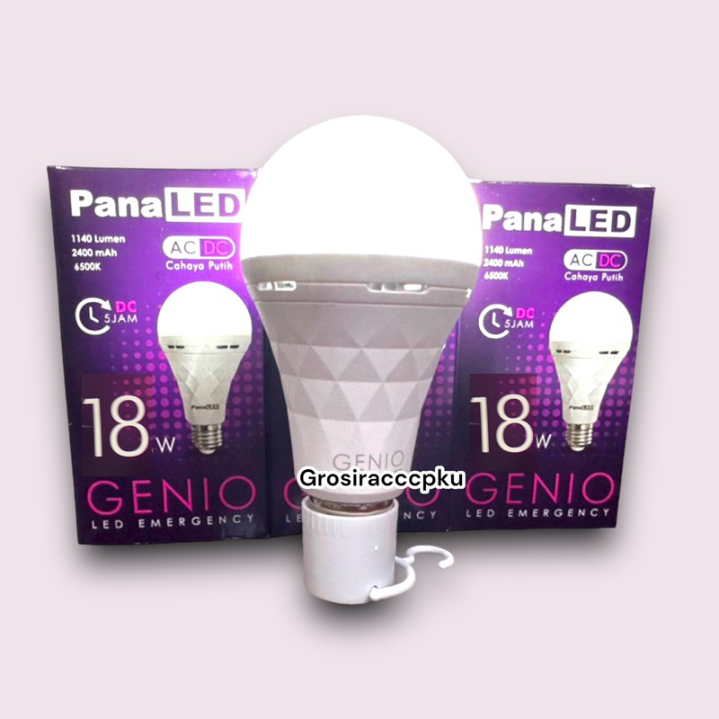 Lampu Emergency LED BULB SURYA / Genio Magic 9 12 18 Watt