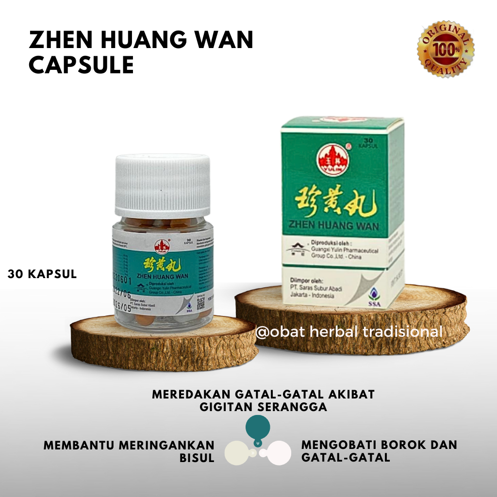 ZHEN HUANG WAN obat darah kotor - bisul - kulit gatal gatal