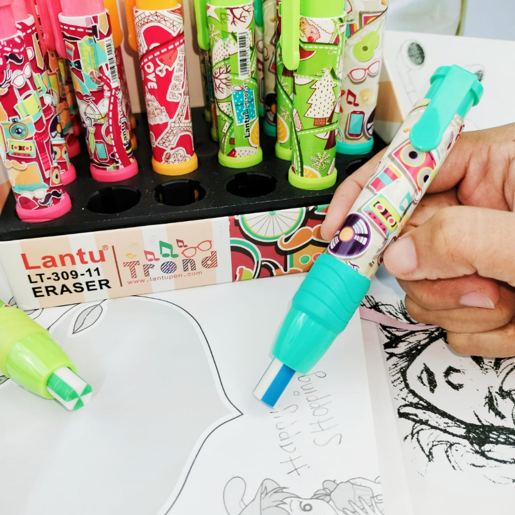 Penghapus Lucu model Cetek / Mekanik Eraser Fancy Lucu harga Termurah Alat Tulis Sekolah Anak kekinian Terlaris Kualitas Terbaik bisa Grosir dan COD