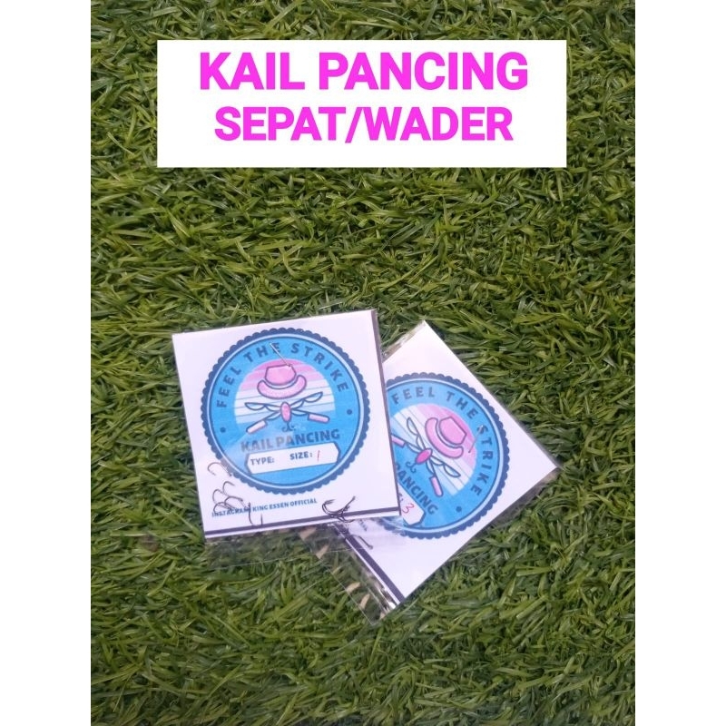 KAIL PANCING TAJAM, ukuran kecil isi 10 kail untuk ikan wader nilem mujaer