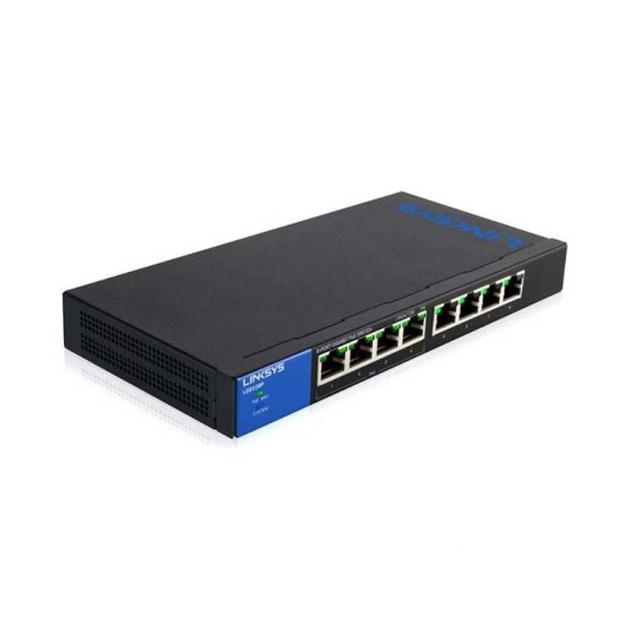 Linksys Switch 8-Port Business Desktop Gigabit PoE+ Switch LGS108P