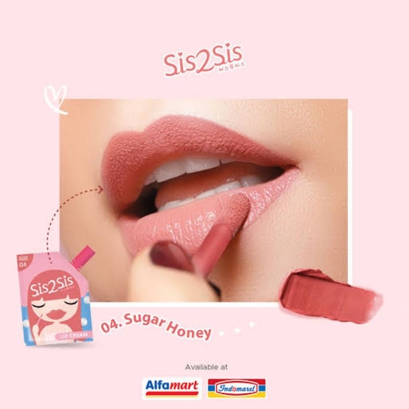 sis2sis lipcream 04 ( harga untuk 3pcs )