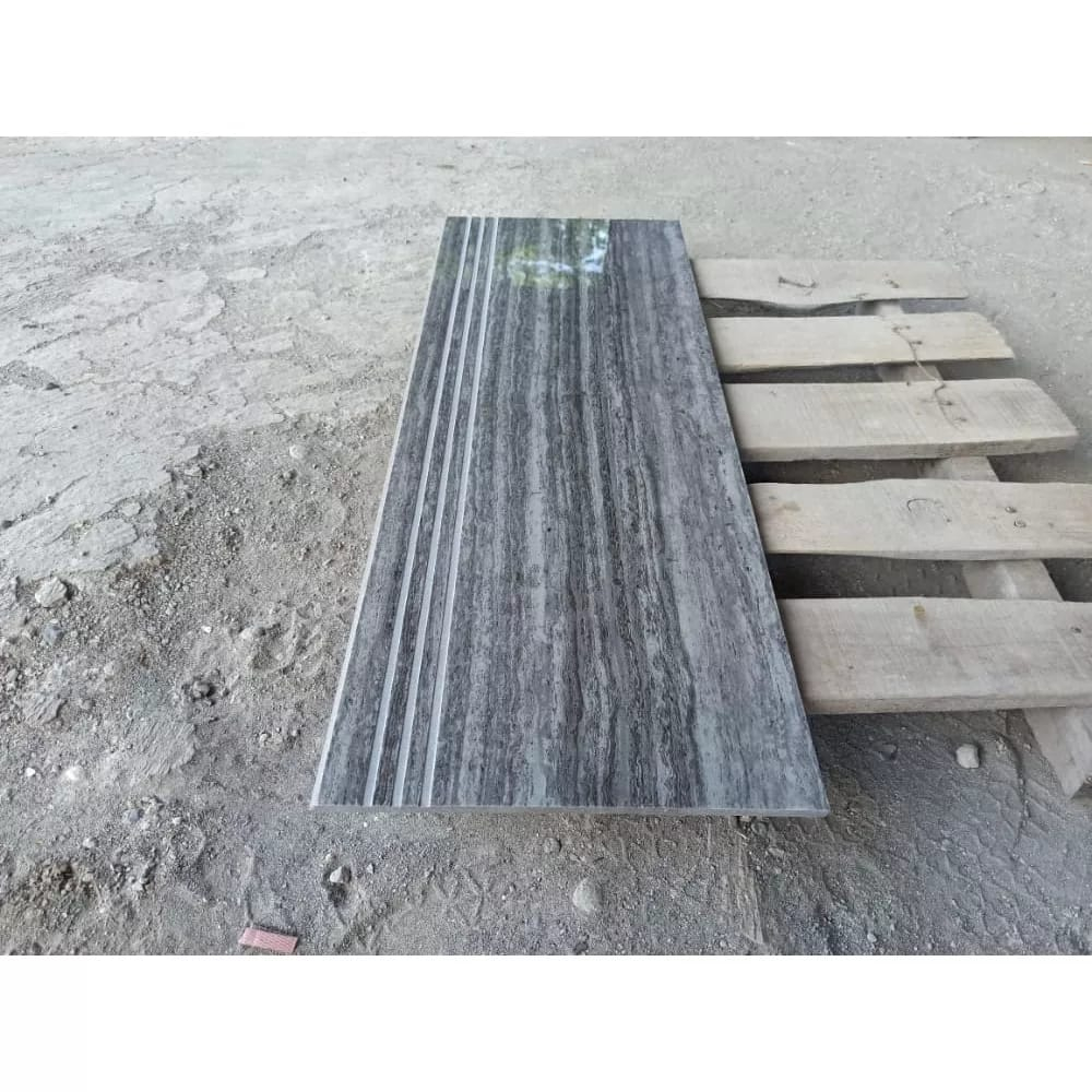 Stepnosing Granit Tangga motif MARMER ABU-ABU TRAVERTINO GREY 30X80,20X80