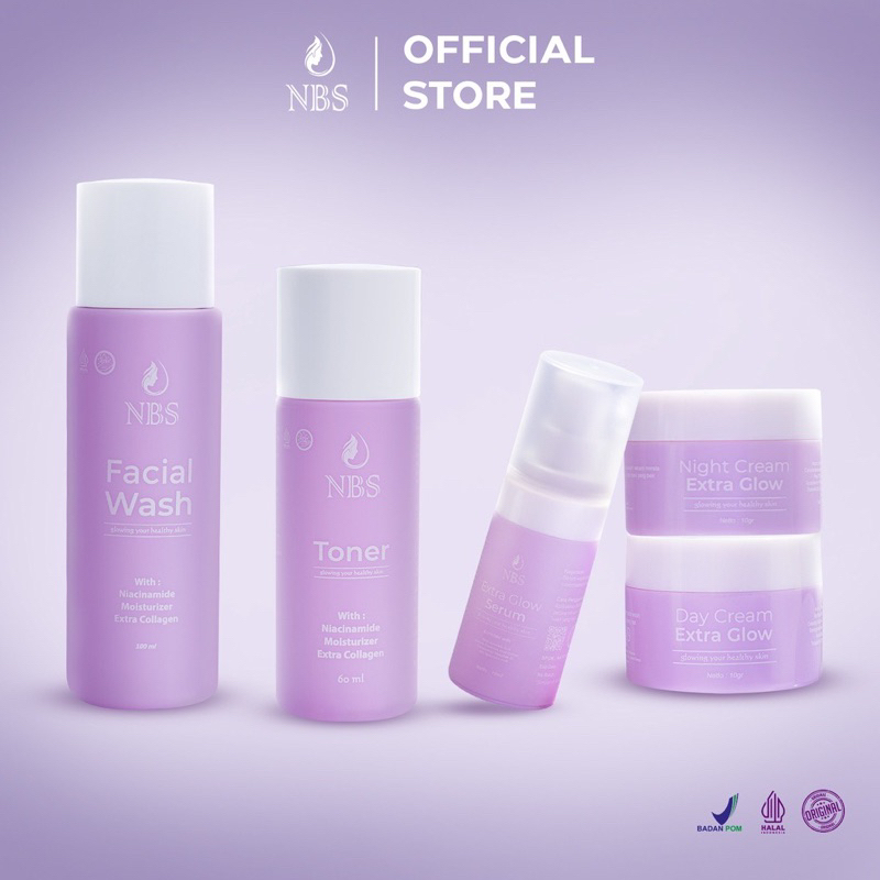 NBS PAKET NEW EXTRA GLOW ECERAN (satuan) | NBS EXTRA GLOW | NBS MURAH
