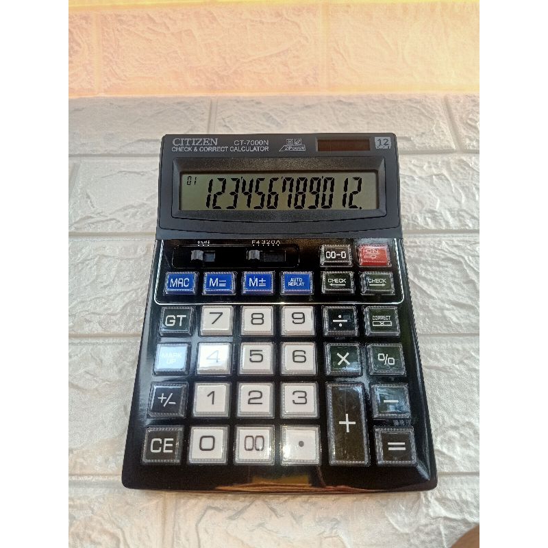 

TERMURAH‼️KALKULATOR DAGANG BESAR CITIZEN CT 7000N / 12 DIGIT