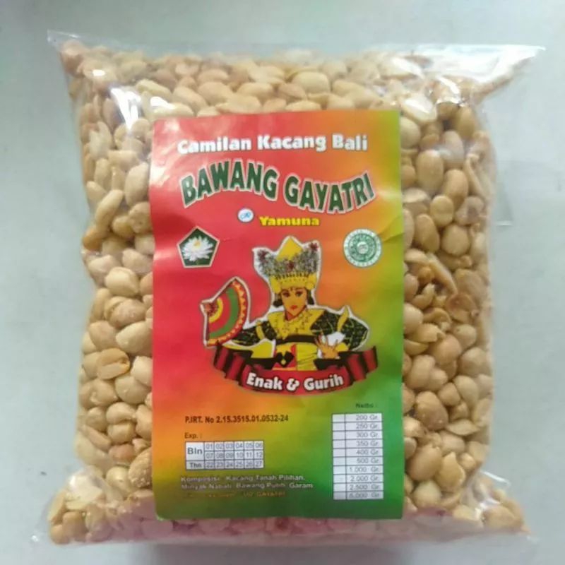 

Kacang Unyil Bawang Gayatri 1 Kg