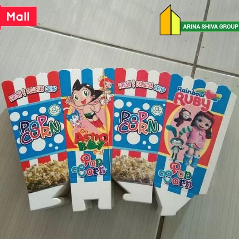 

100 LEMBAR KERTAS POPCORN 12 × 6 PAPER CRAFT POPCORN BERKUALITAS | KARDUS KEMASAN POPCORN UKURAN 12 × 6 PRODUK TERBARU | ARINA SHIVA GROUP 72