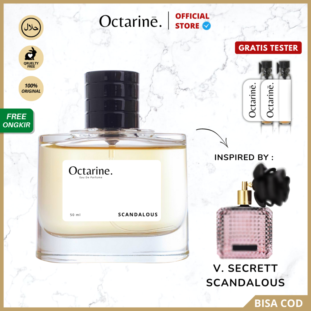 Octarine - Parfum Wanita Tahan Lama Aroma Lembut Elegan Inspired By SCANDALOUS | Parfume Perfume Farfum Minyak Wangi Cewek Cowok Murah Original