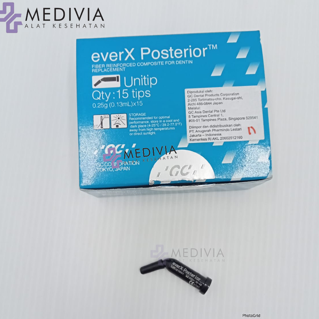 GC EVERX EVER X ECER FIBER POSTERIOR COMPOSITE RESTORATION TIP TIPS KOMPOSIT FIBER 0.25GR ED 10/24