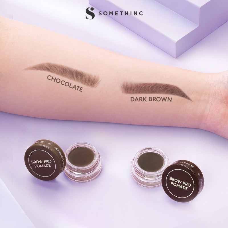 Somethinc Brow Pro Pomade 18 Hr Stay I Chocolate I Dark Brown