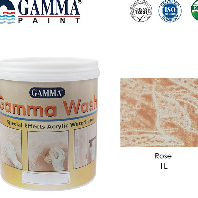 Gamma Wash - ROSE - Cat wash Motif Spesial Efek
