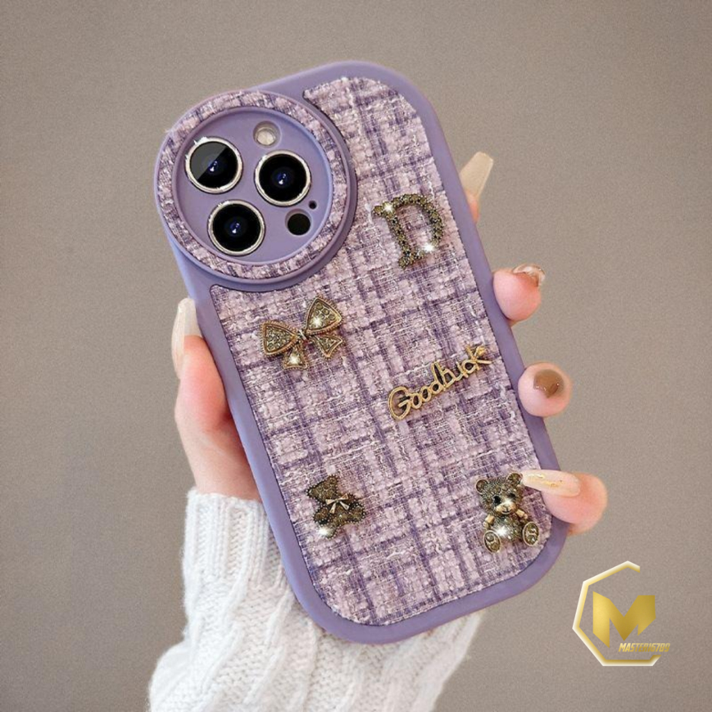 GC65 SOFTCASE SILIKON TWEED WOOVEN RAJUT 3D AESTHETIC OVAL FOR REALME C2 A1K REALME 5 5I 5S C11 2020 C20 C11 2021 C20S C21 C21Y C25Y C15 NARZO 20 C31 C33 C35 NARZO 50 A PRIME MA5032