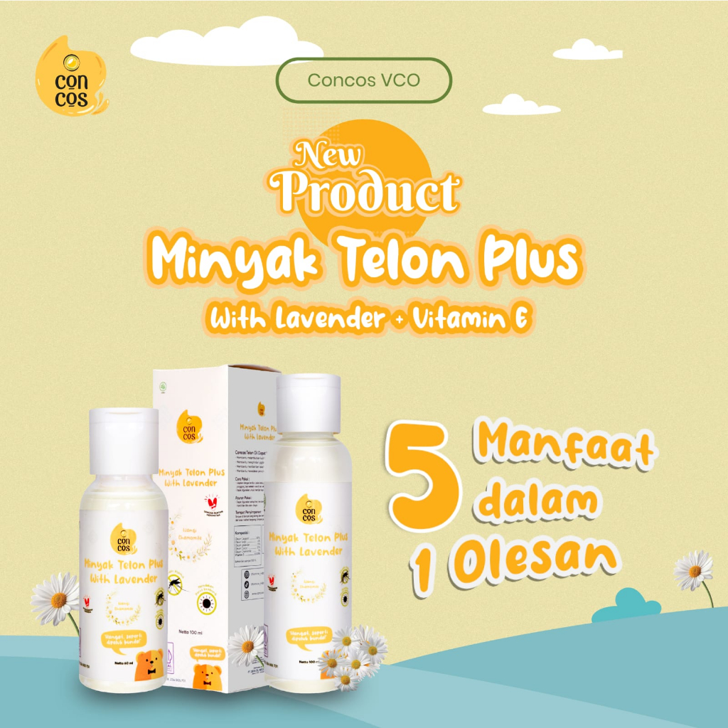 CONCOS Minyak Telon Plus With Lavender