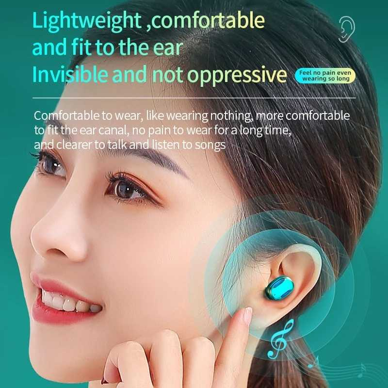 TWS Earphone Bluetooth 5.3 HIFI Waterproof IPX5 2200mAh Speaker Erphone Suara Jernih Koneksi Blutut Berkualitas