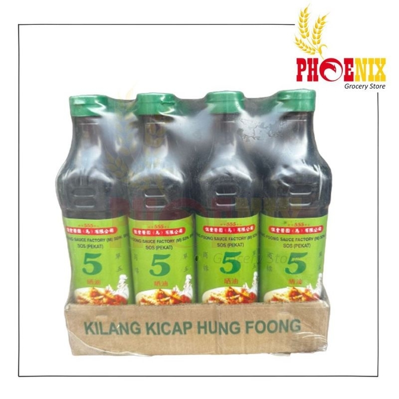

Sos pekat 555 kilang kicap hung foong 1 dus @750 ml