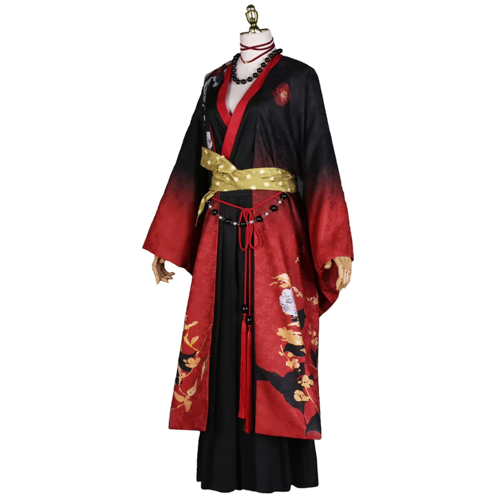 [QTakasi] Virtual YouTuber Nijisanji Luxiem Vox Akuma New Outfit Cosplay Costume YUKATA KIMONO VERSION