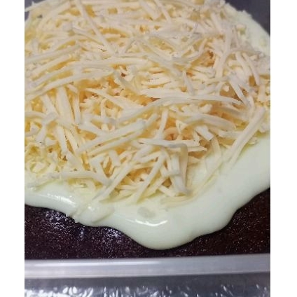 

brownies meler vanilla keju