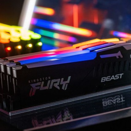 Kingston Fury Beast RGB DDR5 5200MHz 16GB (1x16GB) - KF552C40BBA-16