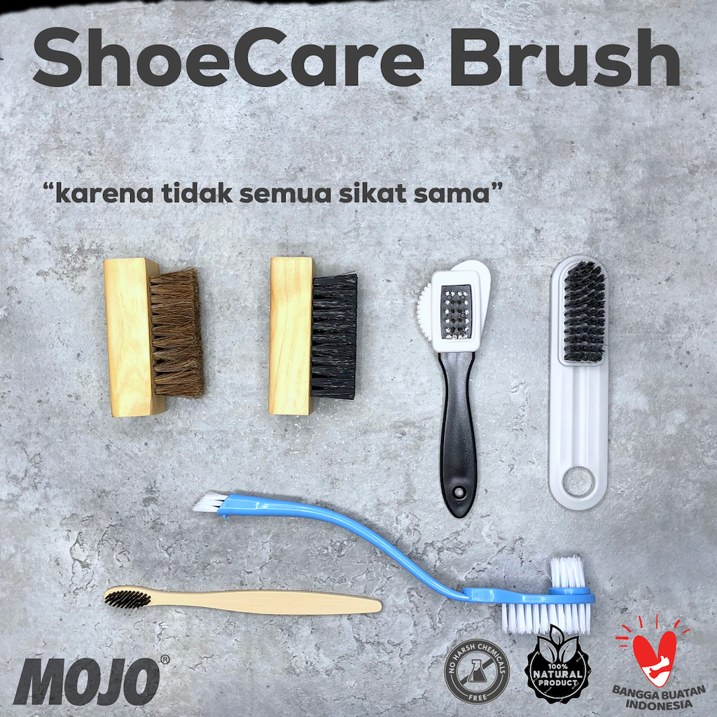 Sikat Tambahan - Mojo Shoe Cleaner | Premium Standard Suede Insole Minibrush SoleBrush |  Midsole Ou