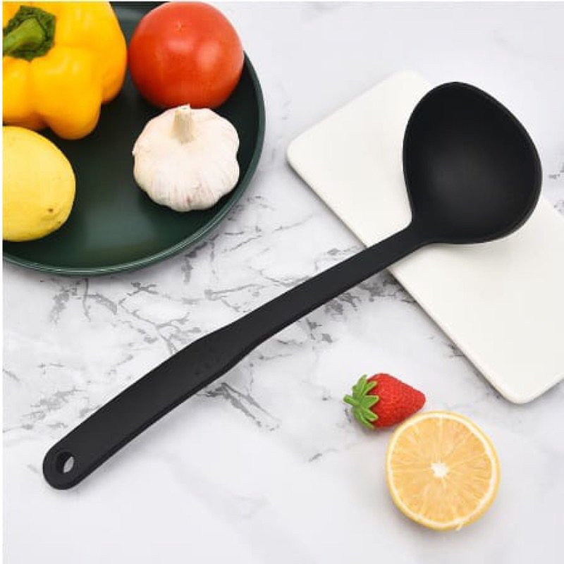 FREE ONGKIR MEDAN TERMURAH SPATULA PERALATAN MASAK _SPATULA SET 6PCS SODET SUTIL SARINGAN CENTONG _6IN1