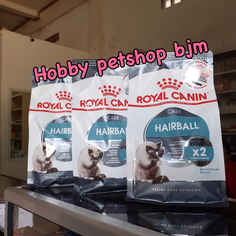Royal canin Hairball 400gr - Rc care hair ball 400 gr makanan kucing makan dry cat food