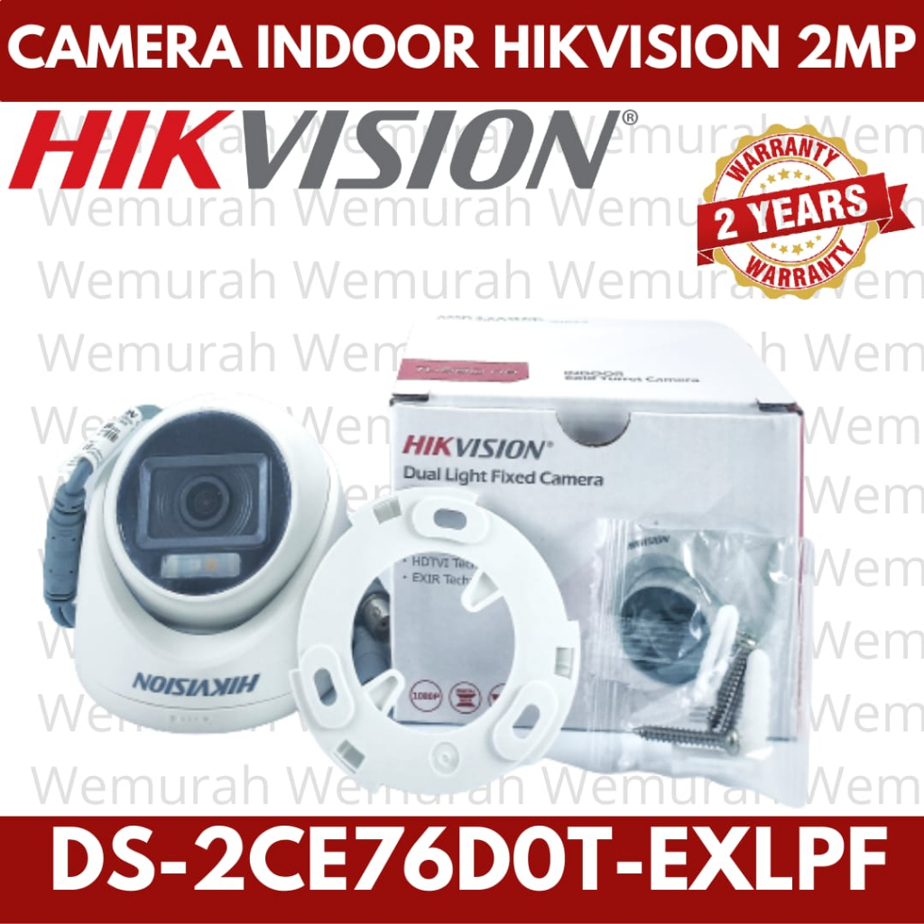 Kamera CCTV Indoor HIKVISION 2MP  - CCTV indoor 2MP