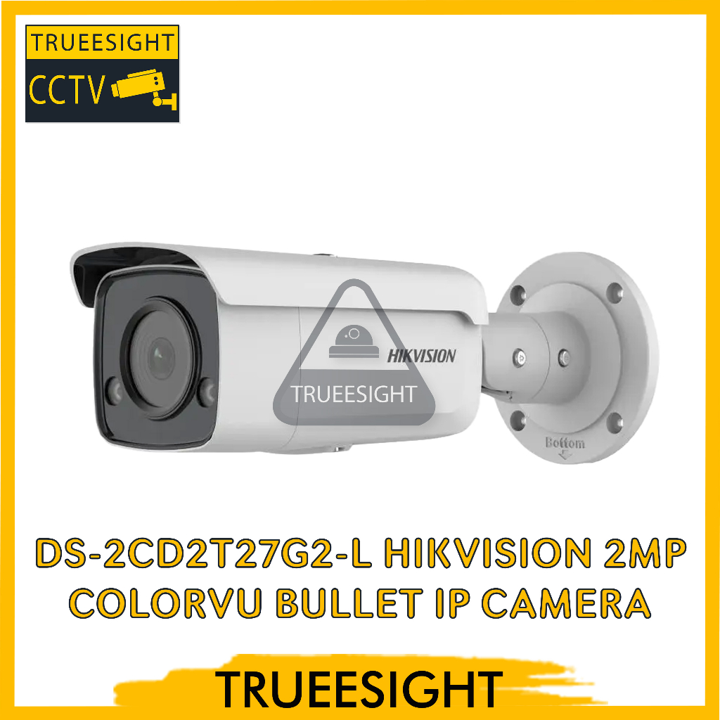 DS-2CD2T27G2-L Hikvision 2MP ColorVu Bullet IP Camera