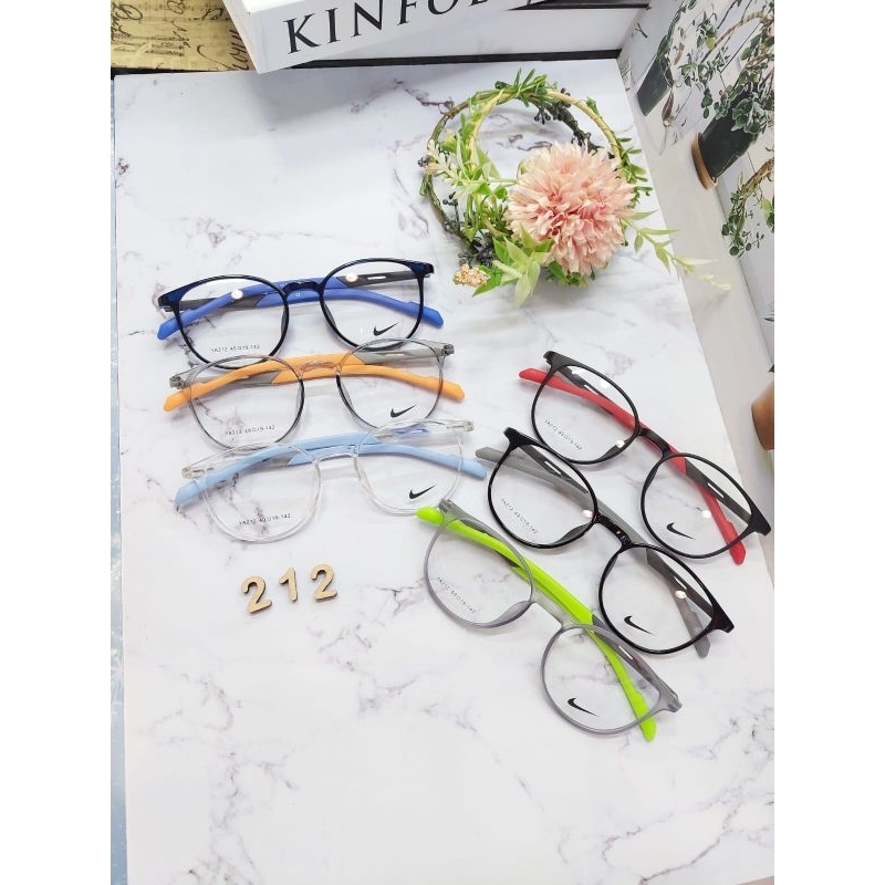 Nnkacamata frame oval plastik pria wanita 212