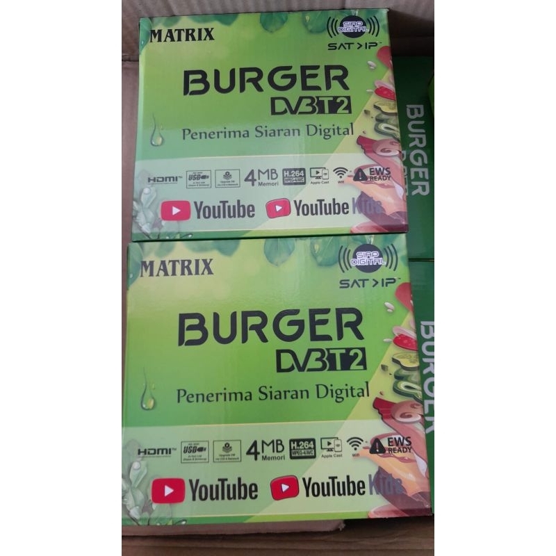 STB matrix burger hijau