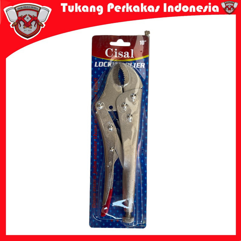 Cisal tang buaya 10” tang jepit locking pliers vice grip