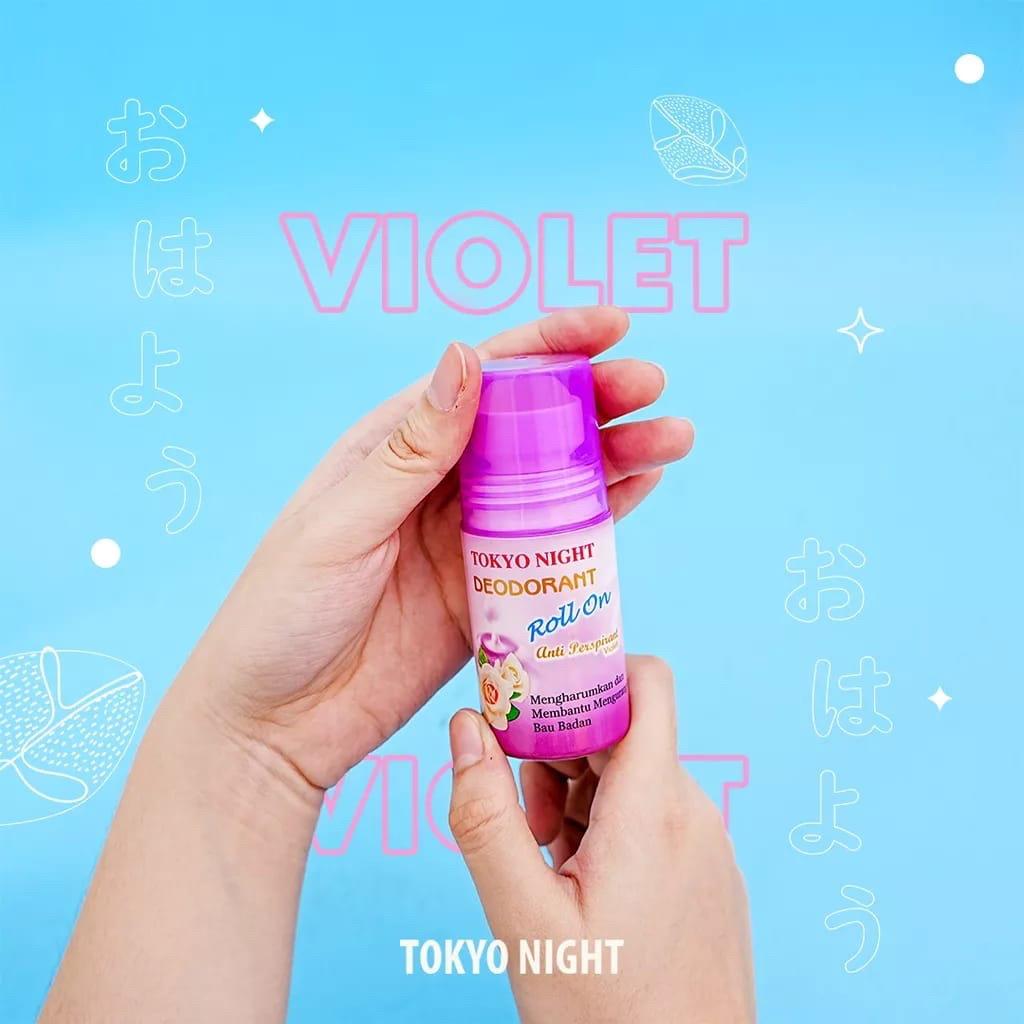 `ღ´ PHINKL `ღ´ ˜”*°• tokyo night •°*”˜ lus ayu atau tokyo night deodorant roll on menghilangkan bau badan