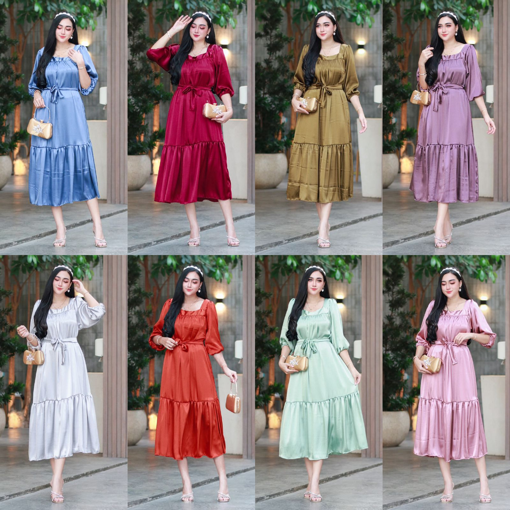 Baju Dress Daster Home Dress Homedress Korea Starla Elsa Andin Casandra Bali Serut Kerut Dada Bumil 