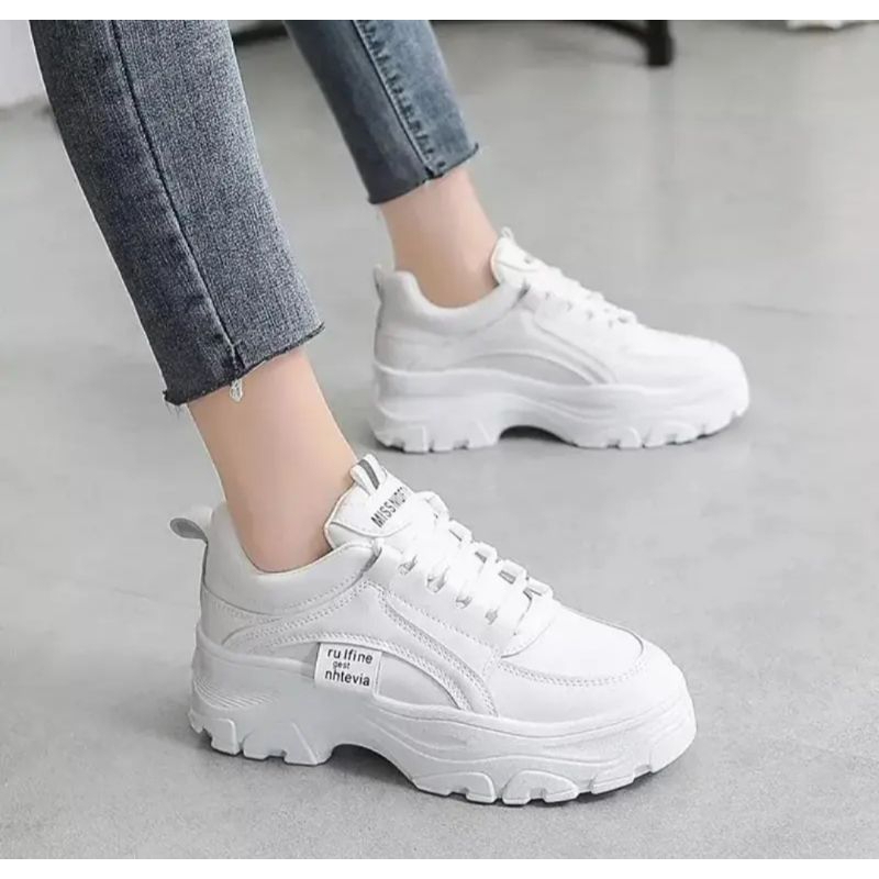 A06  SEPATU SNEAKERS WANITA KOREA STYLE  PUTIH SIZE 37 - 40 / SNEAKERS WANITA AG201