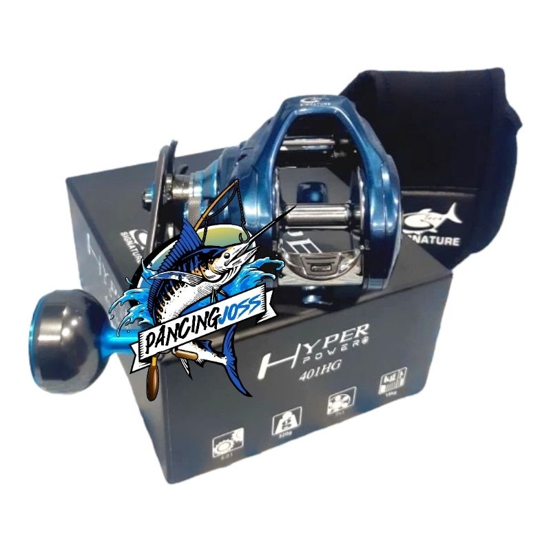 REEL JIGGING BC G TECH HYPER POWER 401HG LEFT HANDLE DRAG 18KG