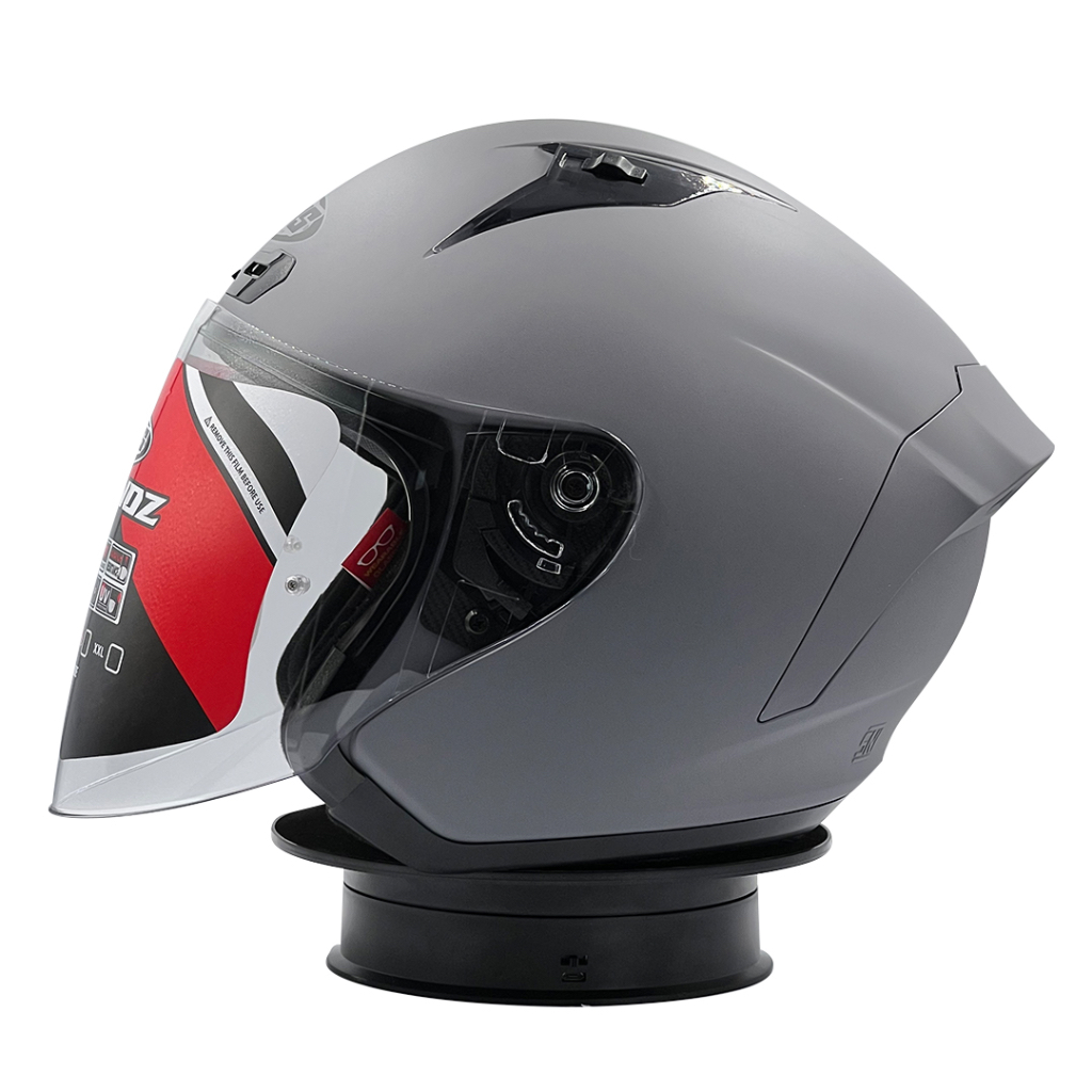 Helm NJS Kronoz Solid Stone Grey Doff