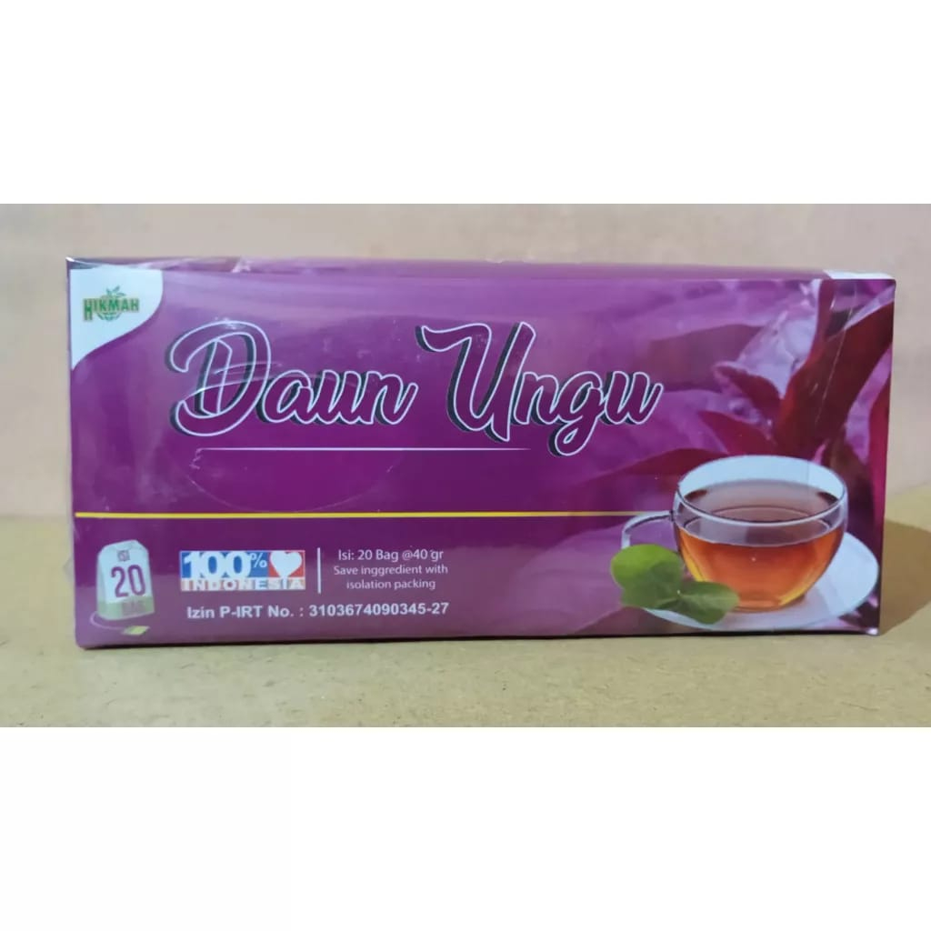 

TEH CELUP HIKMAH DAUN UNGU ORIGINAL HERBAL WASIR AMBEIEN SEMBELIT | TEH HIKMAH CELUP DAUN UNGU OBAT WASIR AMBEIEN