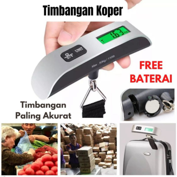 

Jual Timbangan Koper Silver Electronic Travel Luggage Scale Gantung Digital - TimbanganSilver Limited