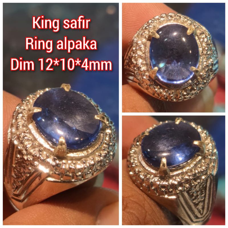 CINCIN BATU KING SAPIR RING ALPAKA