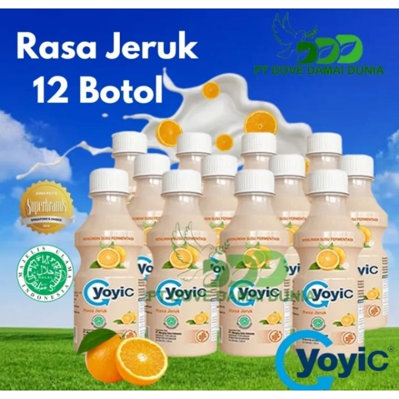 

YoyiC 12 Botol Susu Fermentasi Rasa Jeruk