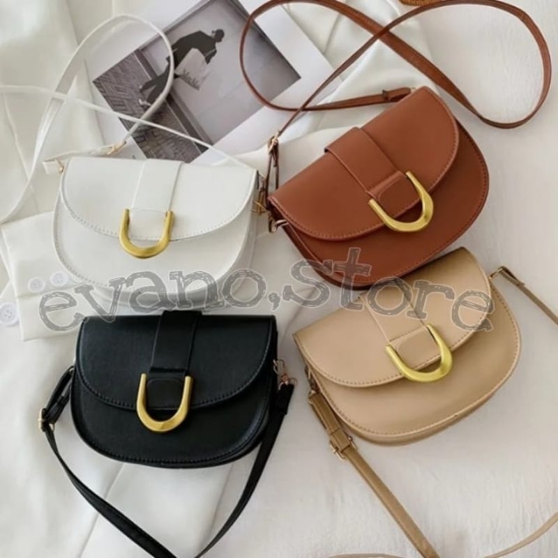 TAS SELEMPANG WANITA,SADDLE GABINE,TOP HANDLE BAG