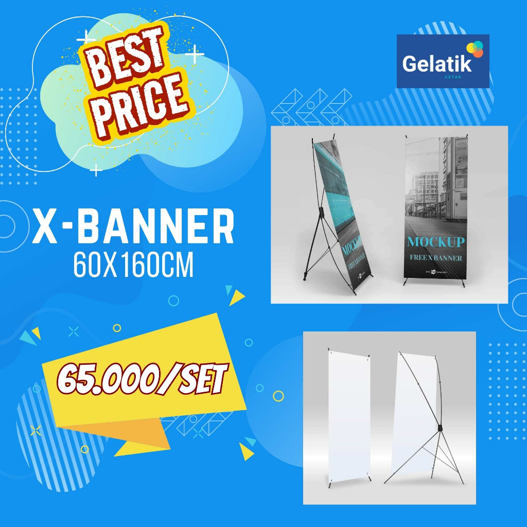 CETAK X-BANNER / STAND BANNER / STANDING BANNER MURAH