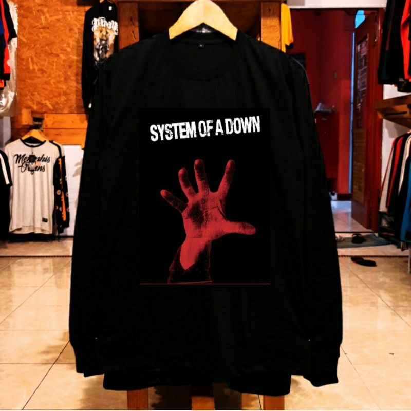 KAOS PANJANG BAND SYSTEM OF A DOWN ORIGINAL DISTRO - KAOS PANJANG PRIA BAND METAL ORIGINAL DISTRO