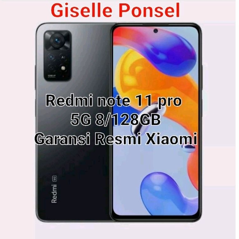 Redmi note 11 pro 5g 8/128gb Garansi resmi