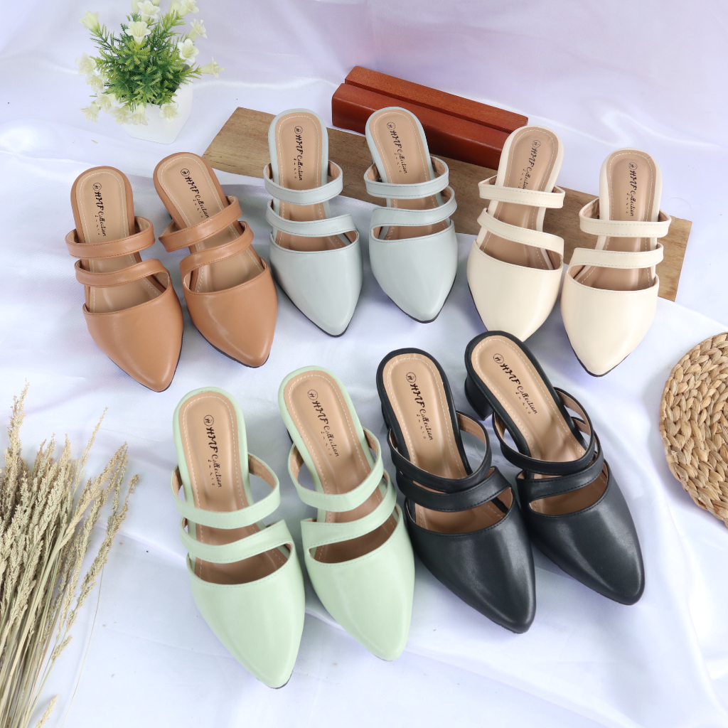 HMF Cahyni Sepatu Hak Mules Wanita NB11