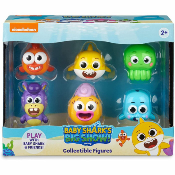 

Unik Mainan Anak Baby Shark's Friends 6 Pack Big Show Figure Murah