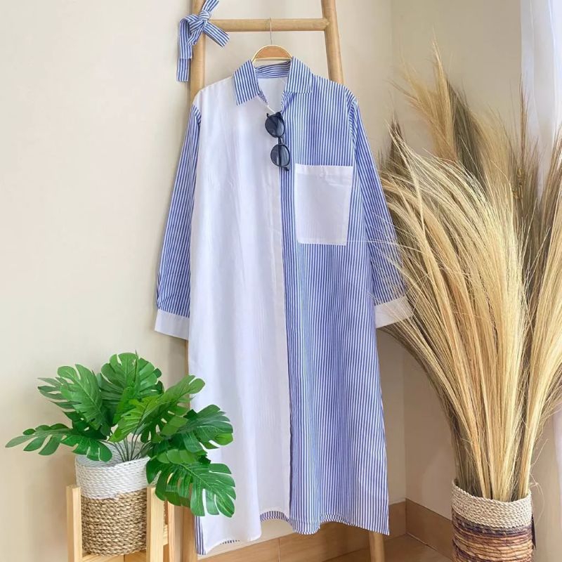 TUNIK SALUR KOMBINASI KEKINIAN