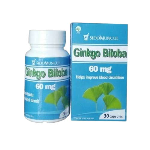SIDO MUNCUL HERBAL GINKGO BILOBA 30 KAPSUL