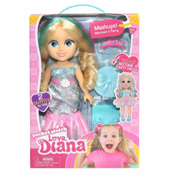

Promo Boneka Love Diana 13 inch Doll Mashup Dress Up Party Or Mermaid Diskon